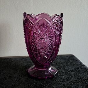 Shop Closing Kemple Valtec purple glass vase